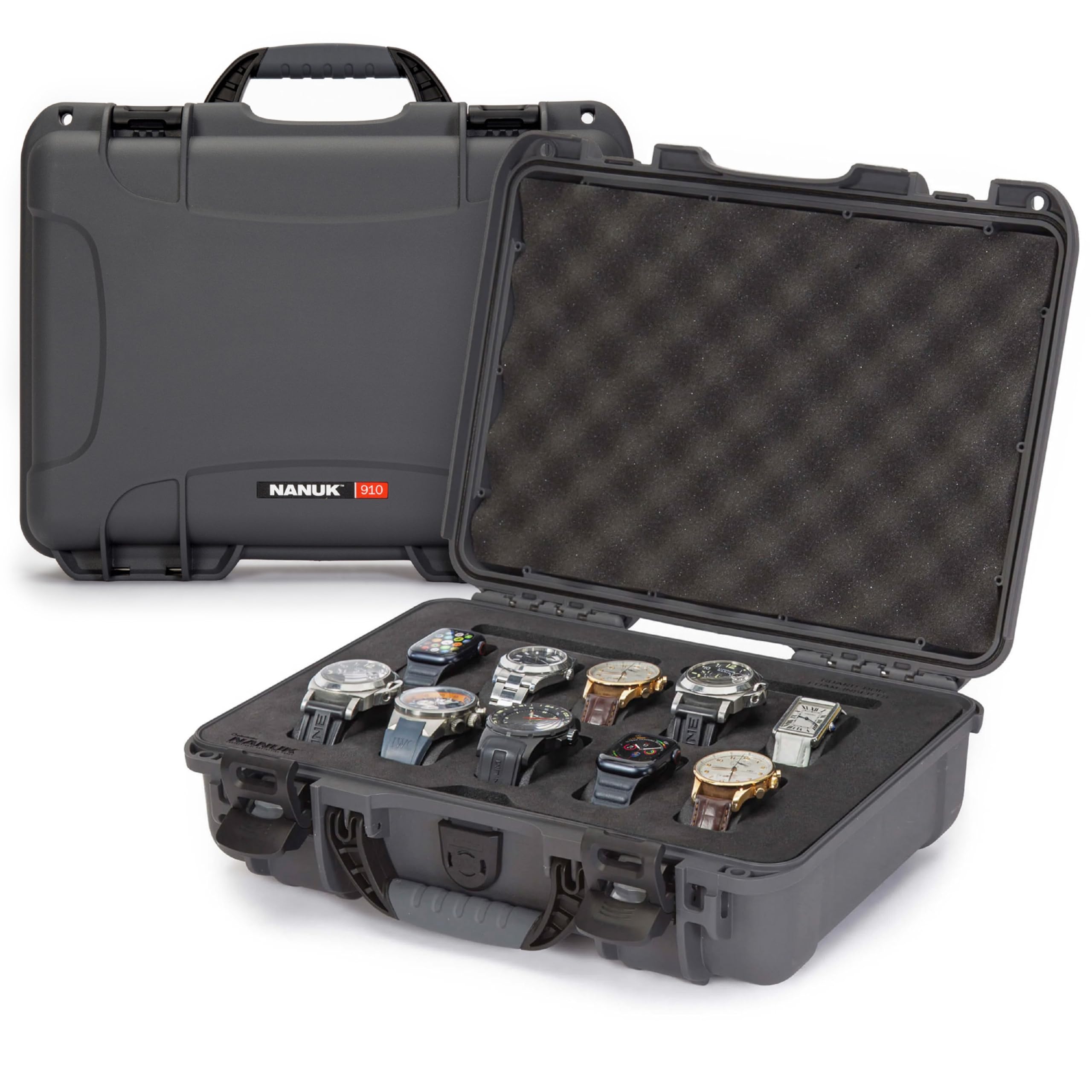 Amazon.com: NANUK 910 Waterproof Watch Travel Case - 10 Slot Watch